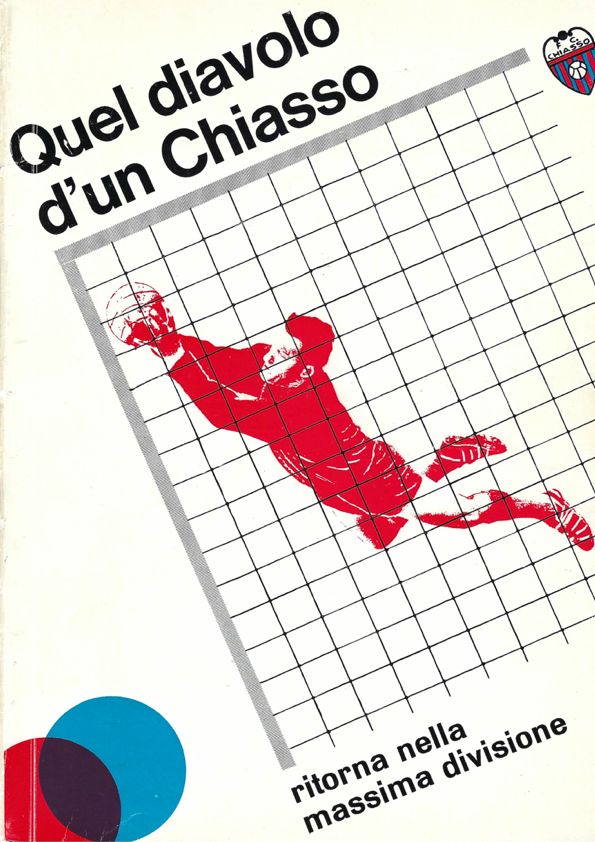 Copertina storica: portiere rosso in tuffo sulla rete.